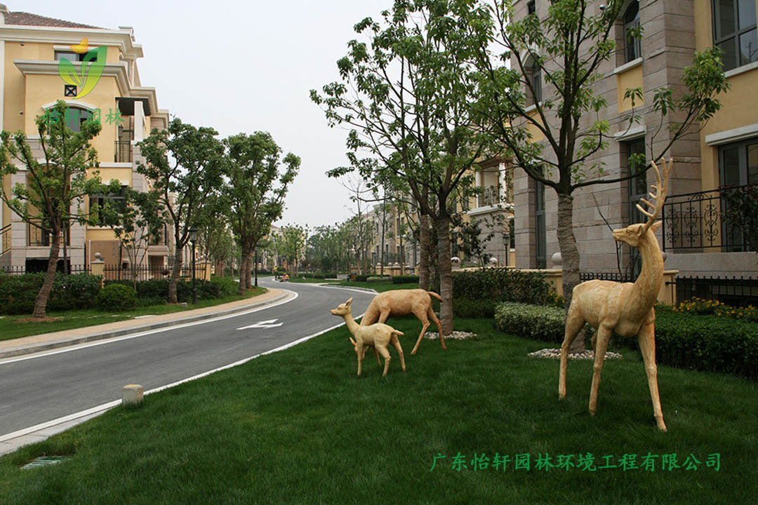 碧桂園華府別墅綠化景觀設(shè)計實景圖
