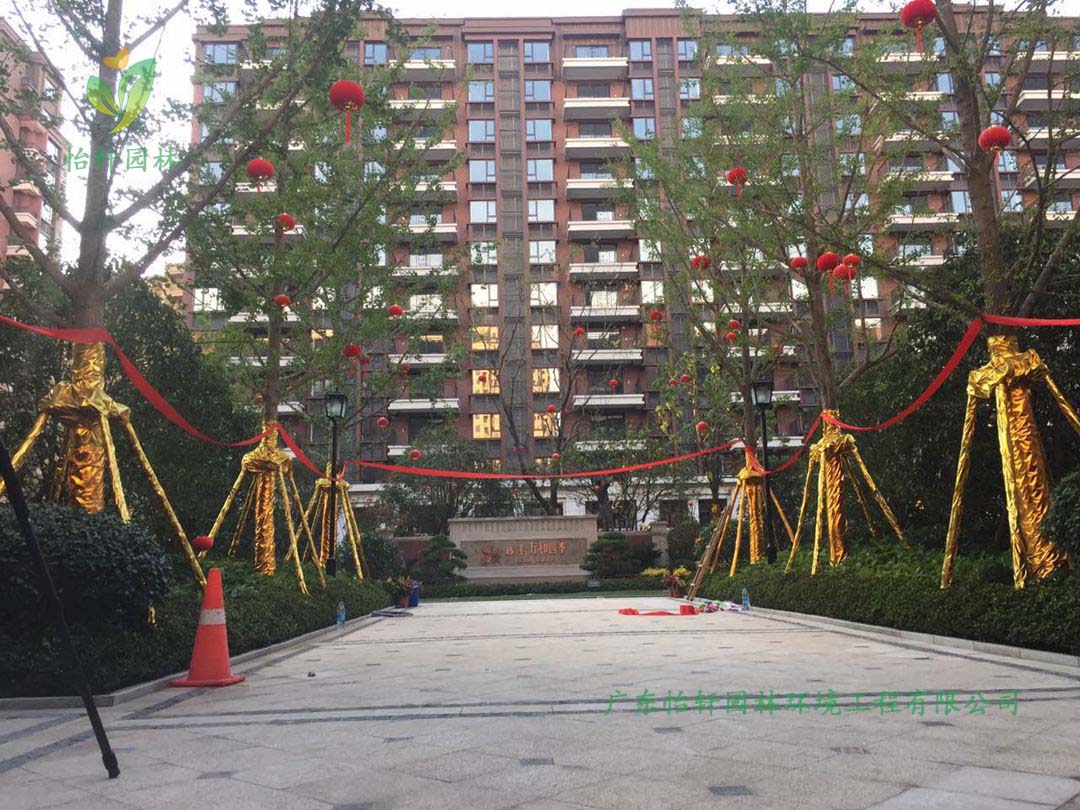 杭州遠洋萬和四季小區綠化工程效果圖