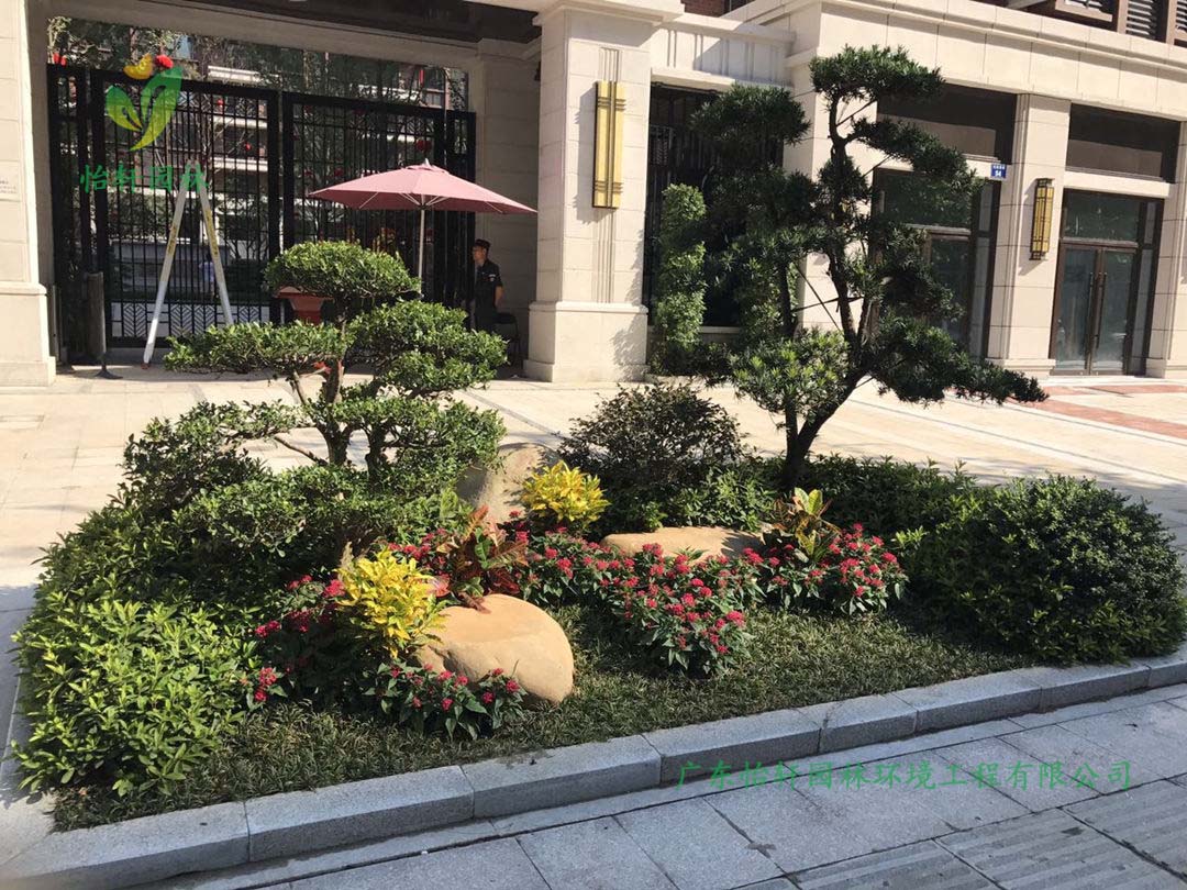 杭州遠洋萬和四季小區綠化工程效果圖